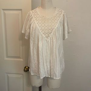 White Lace Blouse